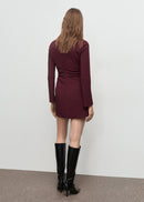 MANGO SAHA 17097806-76 MANGO WOMEN DRESS KNEE LENGTH-3