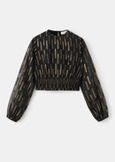 MANGO SHINESET 17099099-99 MANGO KIDS GIRL BLOUSE-3