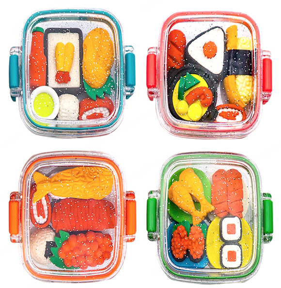 MINISO BOXED ERASER COLLECTION SUSHI ERASER (4 ASSORTED MODELS) 2023159610102 STATIONERY