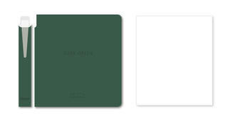 MINISO MINIMALISM RETRO COLLECTION PEN HOLDER BOOK (96 SHEETS) (BLACKISH GREEN) (WITH 0.5MM BLACK GEL PEN) 2025086910102