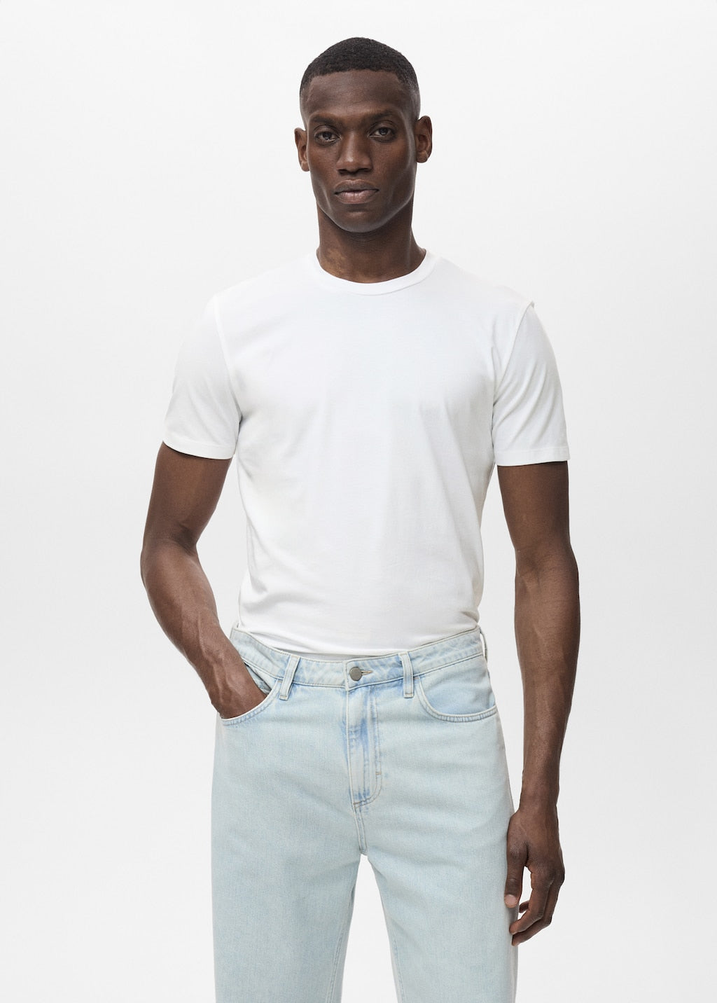 MANGO STRECH 17911506-01 MANGO MAN T-SHIRT SHORT SLEEVE