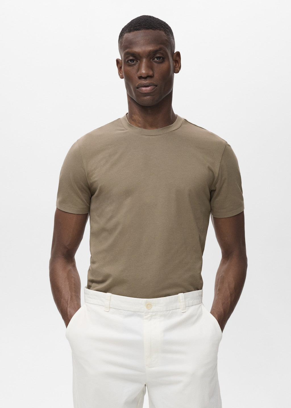 MANGO STRECH 17911506-98 MANGO MAN T-SHIRT SHORT SLEEVE
