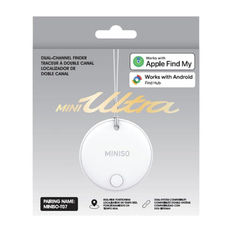 MINISO MINI ULTRA SERIES DUA-CHANNEL FINDER (COMPATIBLE WITH IOS AND ANDROID) MODEL : T07 (WHITE) 2027420711109 KIDS' ELECTRONICS