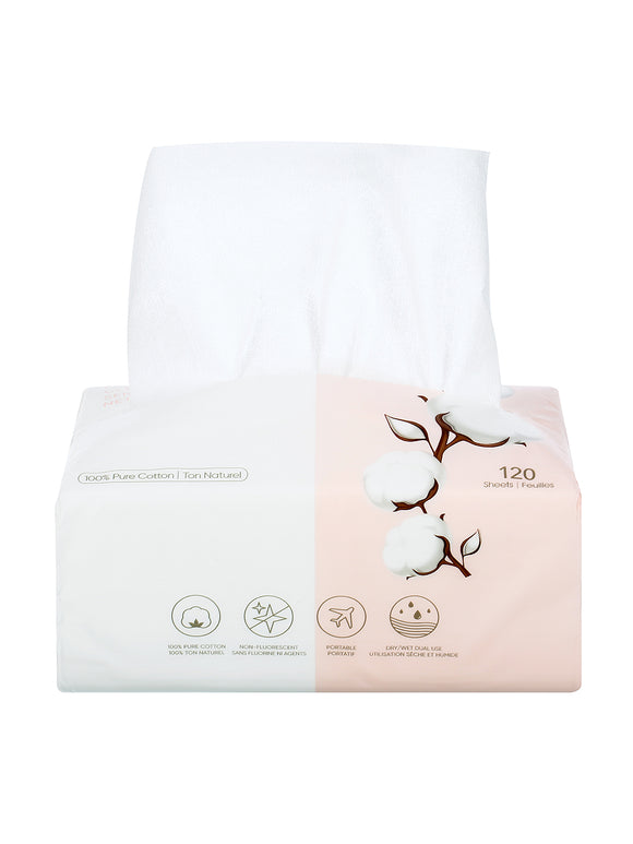 MINISO FACIAL CLEANSING TISSUE 120 SHEETS 2008005910100 FACIAL WIPES