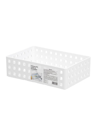 MINISO STACKABLE STORAGE BOX ( WIDE ) ( MEDIUM ) 2008108910106 LIFE DEPARTMENT