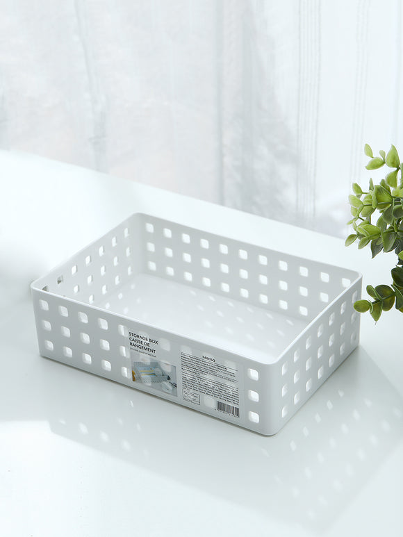 MINISO STACKABLE STORAGE BOX ( WIDE ) ( MEDIUM ) 2008108910106 LIFE DEPARTMENT