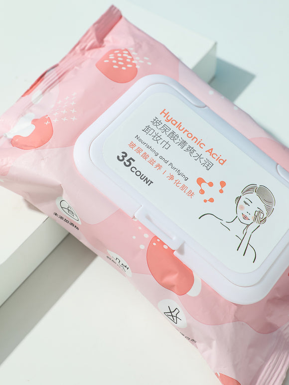 MINISO HYALURONIC ACID REFRESHING & MOISTURIZING MAKEUP REMOVAL WIPES (35 WIPES) 2008470210101 MAKEUP REMOVER