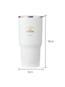 MINISO CLASSIC BLACK & WHITE SERIES-STEEL BOTTLE 580ML, WHITE 2009942811109 STEEL CUP-6