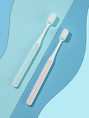 MINISO SOFT TOOTHBRUSHES WITH FINE DENSE BRISTLES ( 2 PCS ) 2010010310103 SKIN CARE & CLEANSING PRODUCTS-2