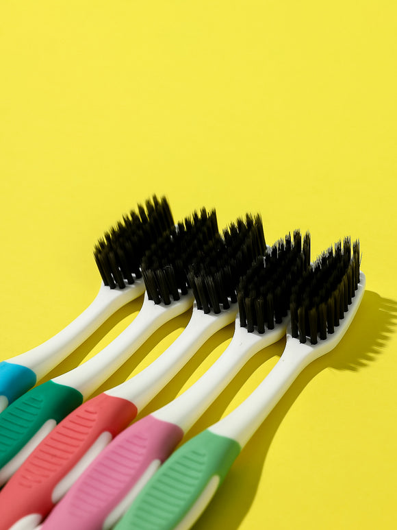 MINISO GUM CARE BINCHOTAN TOOTHBRUSHES ( 5 PCS ) 2010215610107 SKIN CARE & CLEANSING PRODUCTS