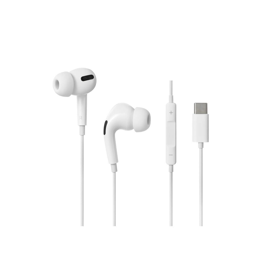 MINISO TYPE-C IN-EAR EARPHONES MODEL: 6310T# (WHITE) 2010282010107 EARPHONES