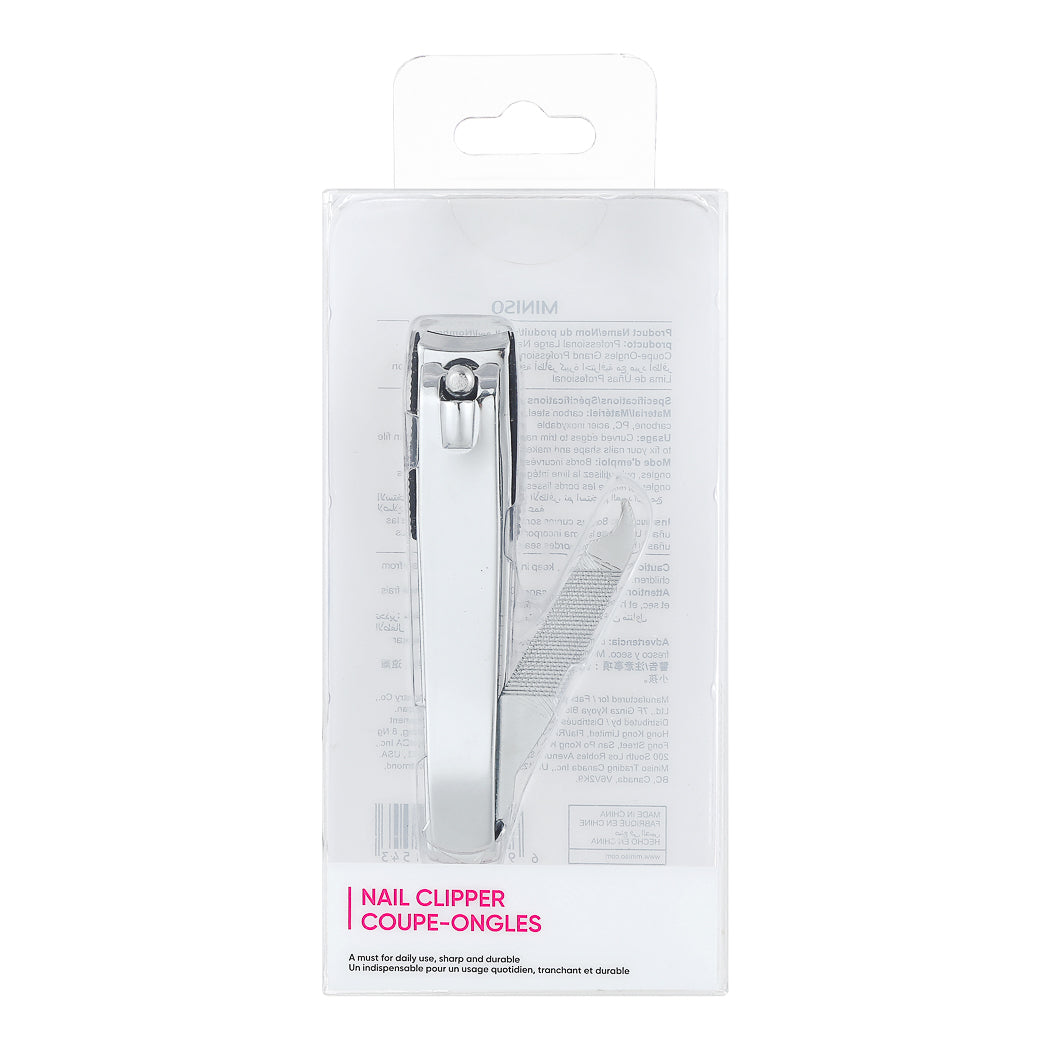 MINISO PROFESSIONAL LARGE NAIL CLIPPER WITH NAIL FILE 2010306910109 MANICURE KIT