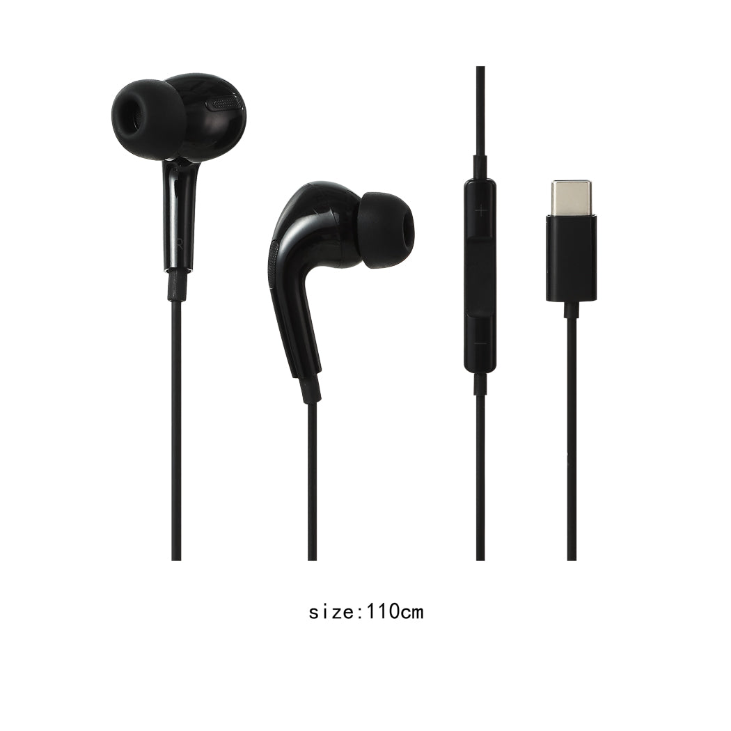 MINISO TYPE-C IN-EAR EARPHONES (BLACK) 2010307110102 EARPHONES