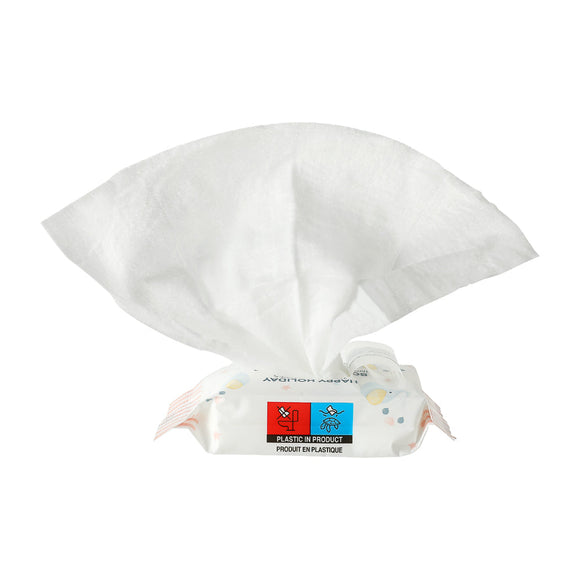 MINISO HAPPY HOLIDAY THICK WET WIPES ( 8 WIPES*8 PACKS ) 2010492410100 WET WIPES