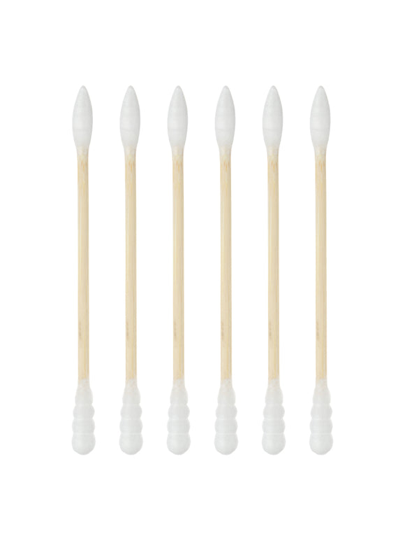 MINISO BAMBOO STICK COTTON SWABS 500 COUNT (POINTED TIPS & SPIRAL TIPS) 2010931410104 COTTON SWABS