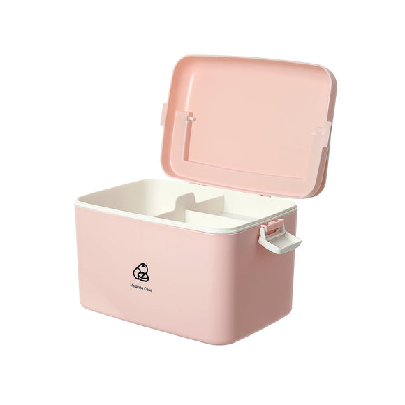 MINISO DOUBLE-LAYER MEDICINE CASE FOR HOME(PINK) 2011382711109 SUNDRIES STORAGE