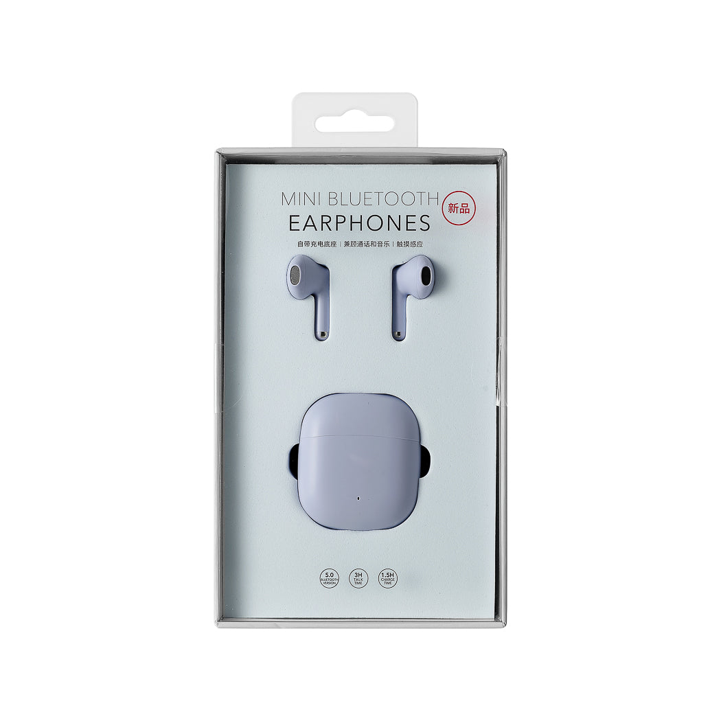 MINISO MINI MATTE WIRELESS EARBUDS MODEL: K88(PURPLE) 2011415810106 WIRELESS EARPHONES