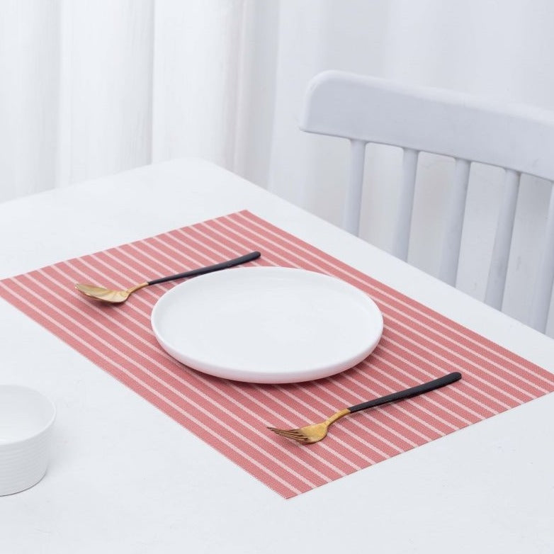 MINISO STRIPE PLACEMAT ( PINK/GREEN ) 2011535210107 PLACEMAT