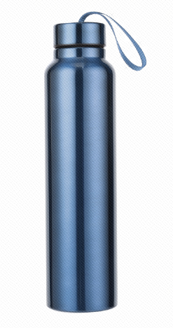 MINISO STAINLESS STEEL WATER BOTTLE WITH STRAP FOR SPORTS, 950ML ( BLUE ) 2011877610108 LIFE DEPARTMENT