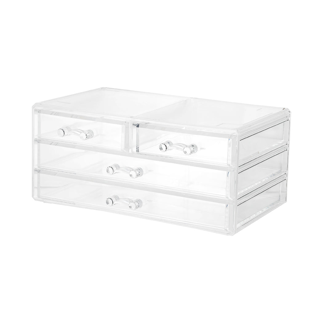MINISO 3 TIER DRAWER ORGANIZER FOR COSMETICS AND JEWELRY ( TRANSPARENT ) 2011928410107 LIFE DEPARTMENT
