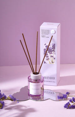 MINISO THE LANGUAGE OF FLOWERS SERIES REED DIFFUSER(FRENCH LAVENDER, 100ML) 2012403512101 SCENT DIFFUSER