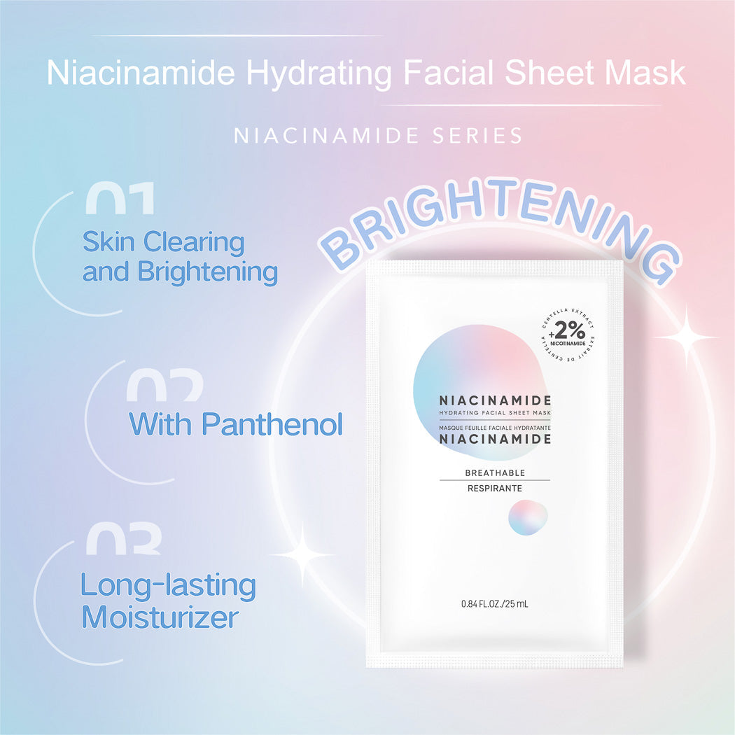 MINISO NIACINAMIDE HYDRATING FACIAL SHEET MASK 2012451310100 FACIAL MASK SHEET