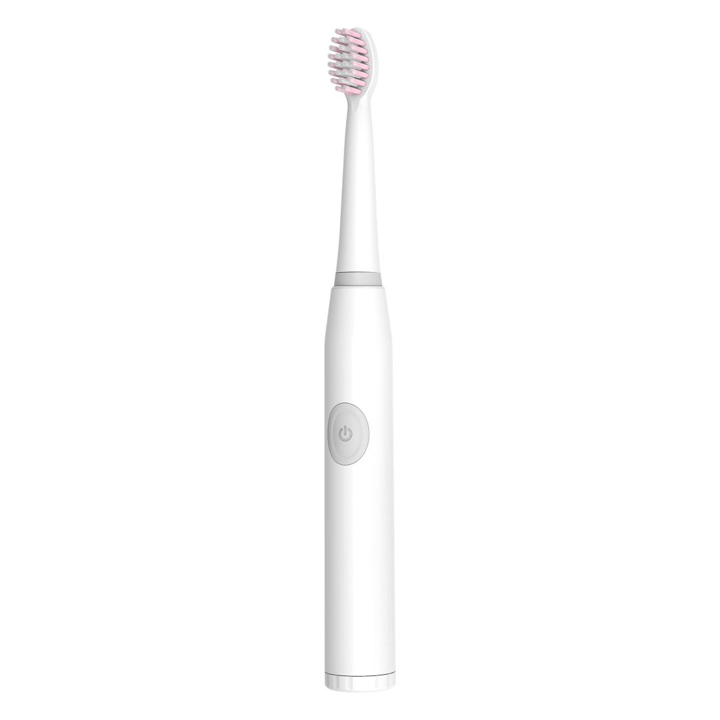 MINISO BATTERY POWERED ELECTRIC TOOTHBRUSH WITH 3 BRUSH HEADS ( WHITE ) 2012664711107 TOOTHBRUSH-1