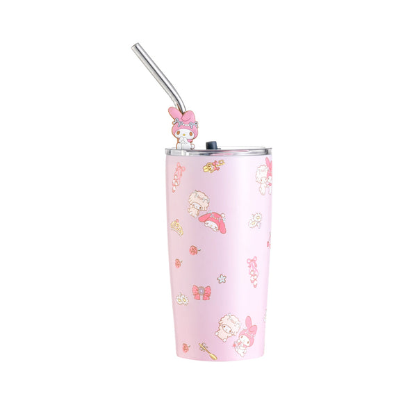MINISO MY MELODY STEEL TUMBLER WITH STRAW (580ML) 2012674210102 STEEL CUP