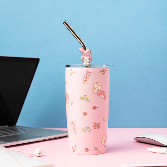 MINISO MY MELODY STEEL TUMBLER WITH STRAW (580ML) 2012674210102 STEEL CUP