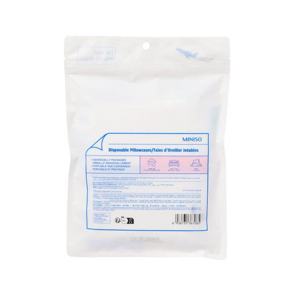MINISO DISPOSABLE PILLOWCASES ( 4 PCS ) 2012704710107 SKIN CARE & CLEANSING PRODUCTS