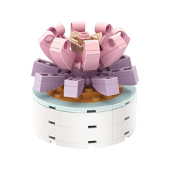 MINISO FLOWER LANGUAGE SERIES SUCCULENT PLANTS BUILDING BLOCKS(NOT YET LOVERS) 2013068010100 BUILDING BLOCKS