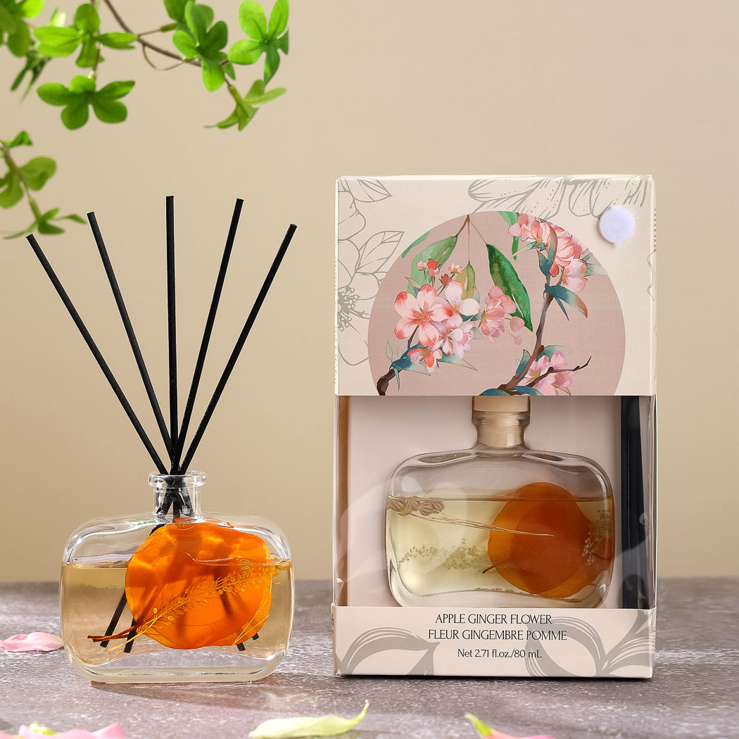 MINISO FLOWER IN WATER SERIES REED DIFFUSER (APPLE GINGER FLOWER) 2013166211102 SCENT DIFFUSER