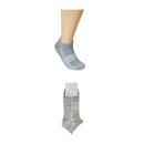 MINISO SOLID COLOR BREATHABLE MEN'S ATHLETIC SOCKS 3 PAIRS ( GRAY ) 2013174412102 MEN'S LOW-CUT SOCKS-1