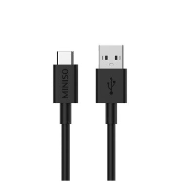 MINISO TYPE-C DATA CABLE(BLACK) 2013176011105 TYPE-C CHARGING CABLE