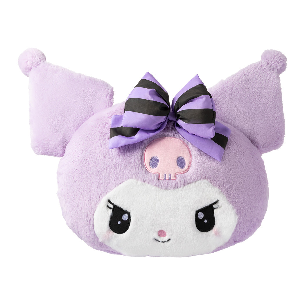 MINISO KUROMI SERIES PURPLE HEAD-SHAPE PILLOW (KUROMI) 2013325810108 BACK CUSHION