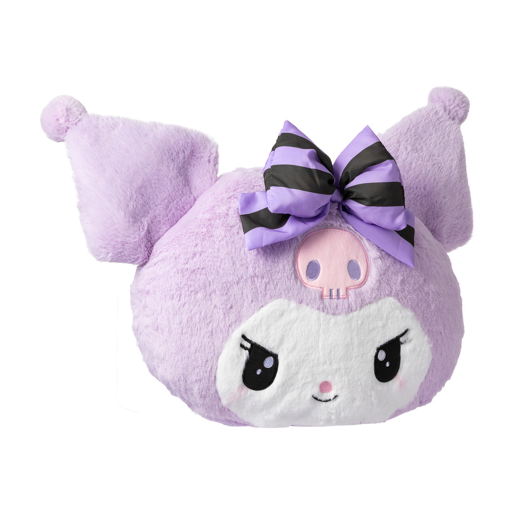 MINISO KUROMI SERIES PURPLE HEAD-SHAPE PILLOW (KUROMI) 2013325810108 BACK CUSHION