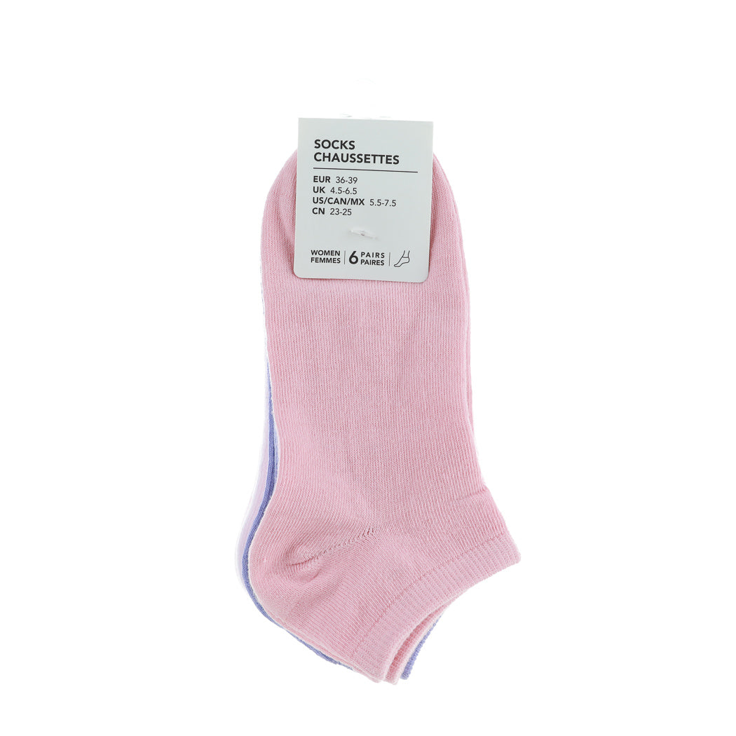 MINISO WOMEN'S COLORED SOCKS ( PINK SERIES ) 2013373211100 WOMEN'S LOW-CUT SOCKS