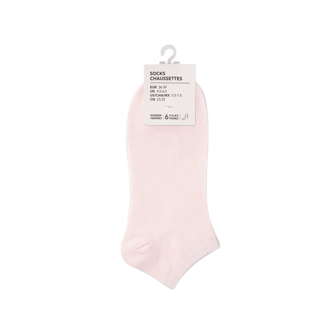 MINISO WOMEN'S COLORED SOCKS ( PINK SERIES ) 2013373211100 WOMEN'S LOW-CUT SOCKS