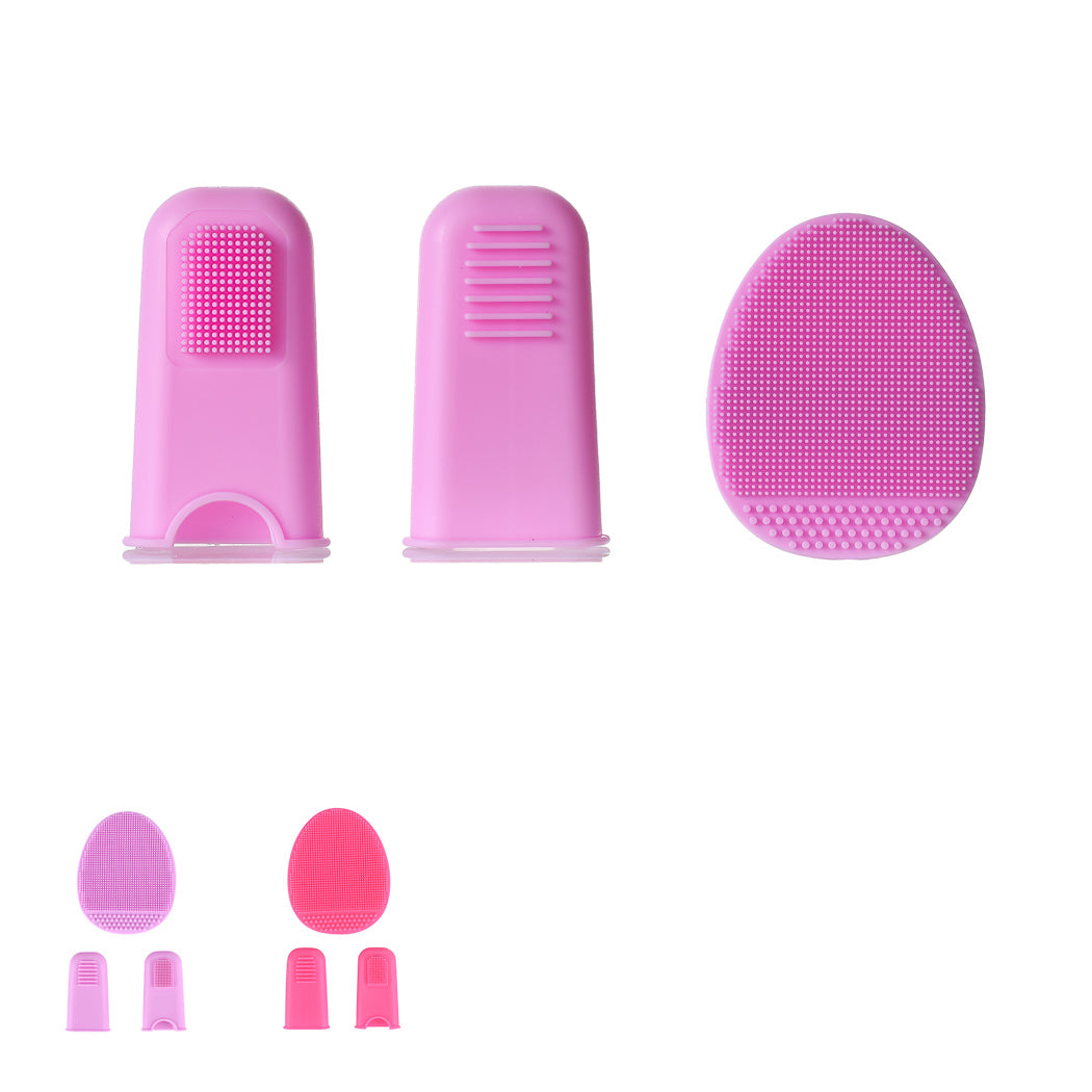 MINISO PINK ME! SERIES 3-PIECE FACE CLEANSING SET 2013447610105 FACIAL CLEANSING BRUSH