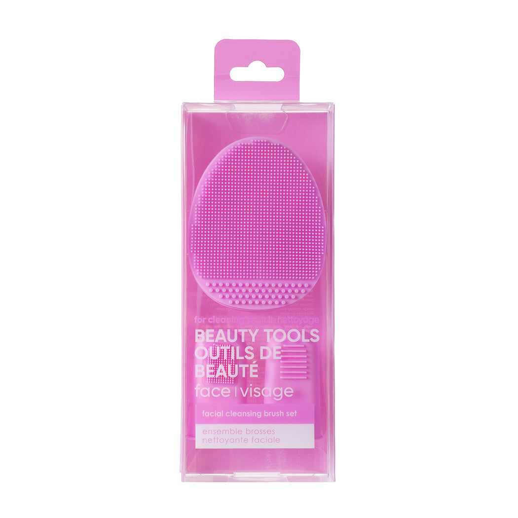 MINISO PINK ME! SERIES 3-PIECE FACE CLEANSING SET 2013447610105 FACIAL CLEANSING BRUSH