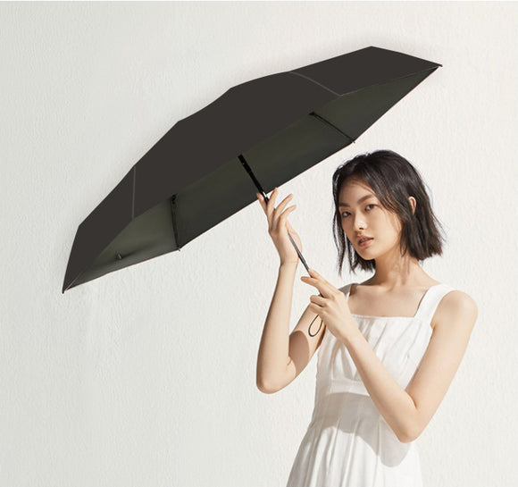 MINISO CLASSIC SOLID COLOR SUN UMBRELLA ( BLACK ) 2013488610102 UV PROTECTION UMBRELLA