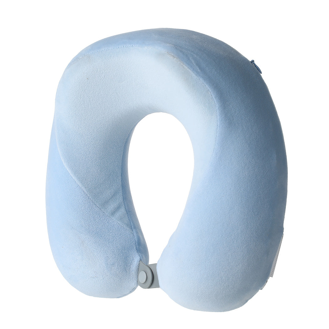 MINISO DUAL COLOR MEMORY FOAM U SHAPED NECK PILLOW(BLUE) 2013550911106 U-SHAPED NECK PILLOW