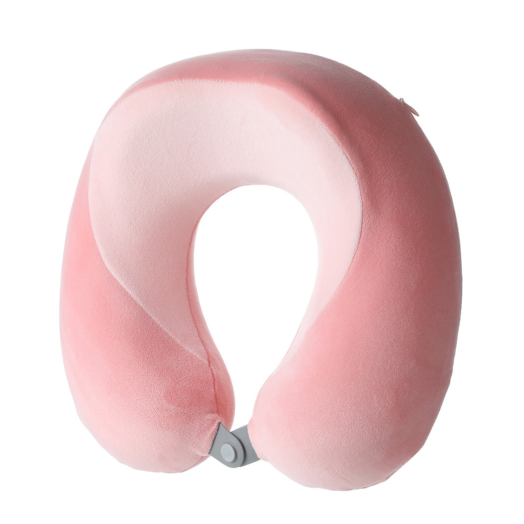 MINISO DUAL COLOR MEMORY FOAM U SHAPED NECK PILLOW(PINK) 2013550912103 U-SHAPED NECK PILLOW