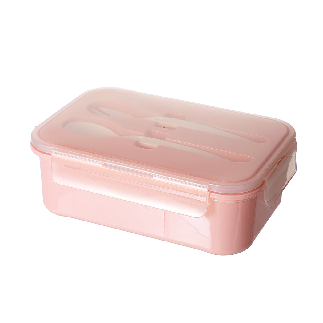 MINISO LARGE CAPACITY RECTANGLE BENTO BOX (1200ML)(PINK) 2013690213108 ...