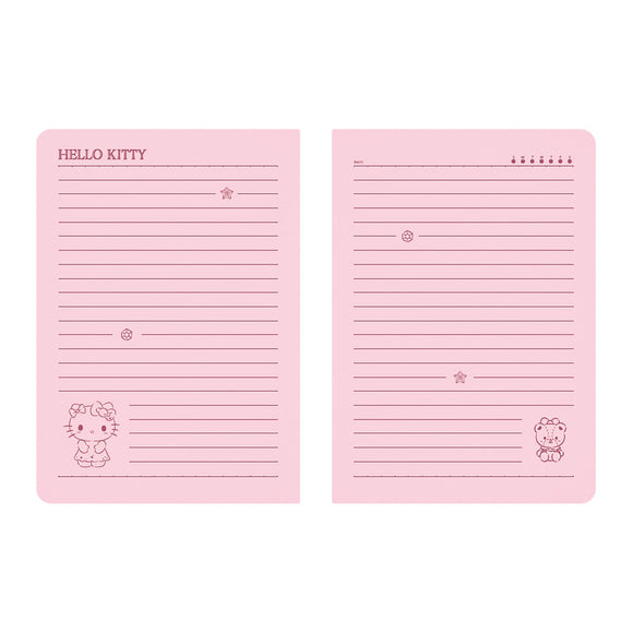 MINISO HELLO KITTY A6 GLUE-BOUND BOOK (32 SHEETS*2 PCS) 2013758910109 HARDCOVER MEMO BOOK