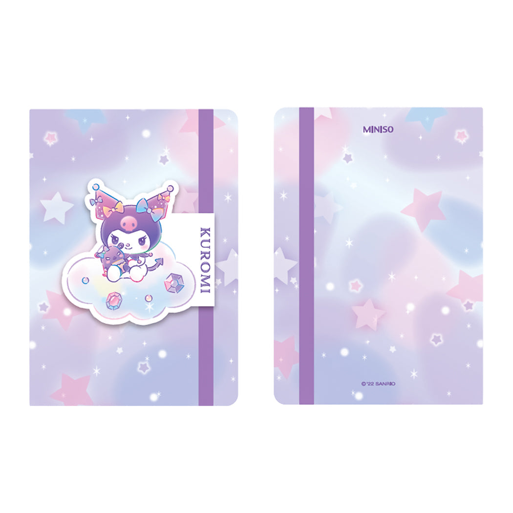 MINISO KUROMI A5 HARDCOVER BOOK WITH BAND (80 SHEETS) 2013760010101 HARDCOVER MEMO BOOK