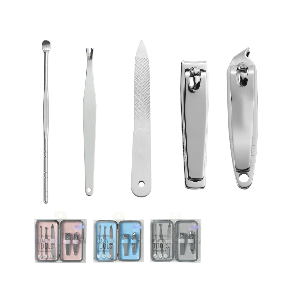 MINISO MANICURE SET (5 PCS WITH STORAGE CASE) 2013854810105 MANICURE KIT