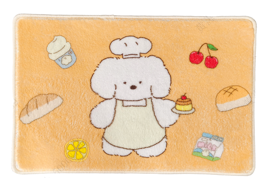 MINISO GUJI GUJI BREAD BAKING SERIES RECTANGLE FLOOR MAT 2013857710105 FLOOR MAT