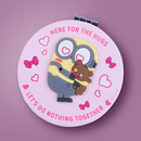 MINISO MINIONS 2.0 COLLECTION DOUBLE-SIDE COMPACT MIRROR 2013898310104 MAKEUP TOOLS-3