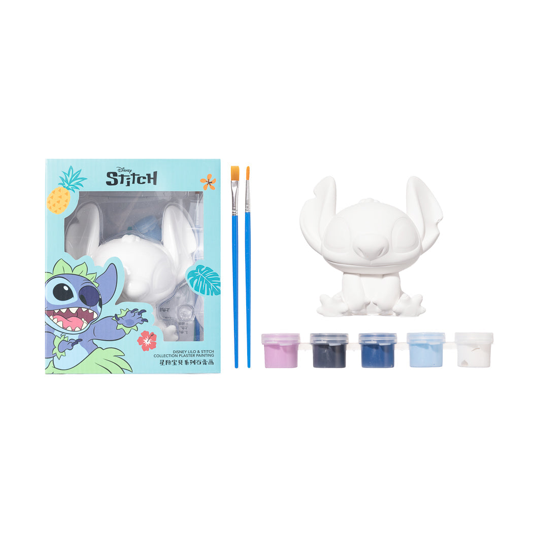 MINISO DISNEY LILO & STITCH COLLECTION COLORING PLASTER FIGURE 2014010610102 COLORING TOYS
